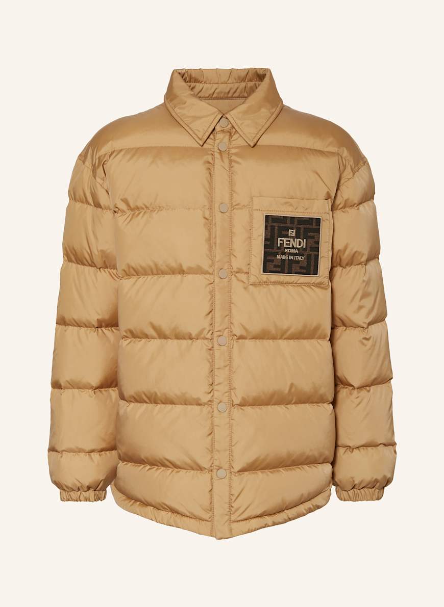 FENDI Steppjacke: CAMEL