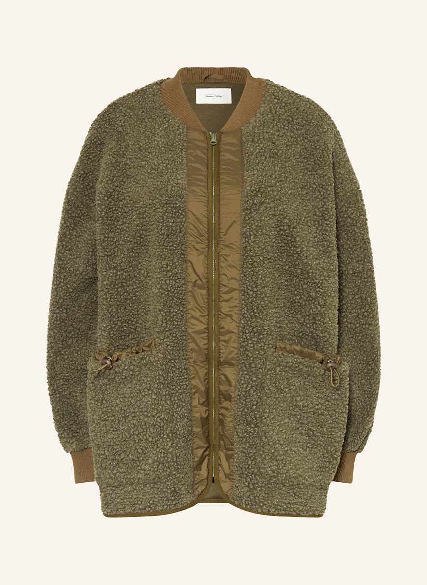 American vintage teddy coat discount
