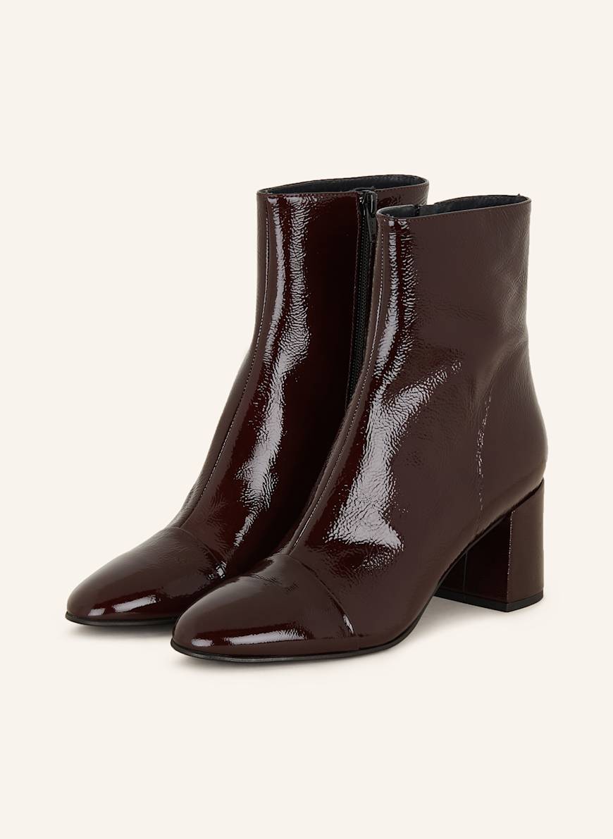 Ankle boots maroon clearance