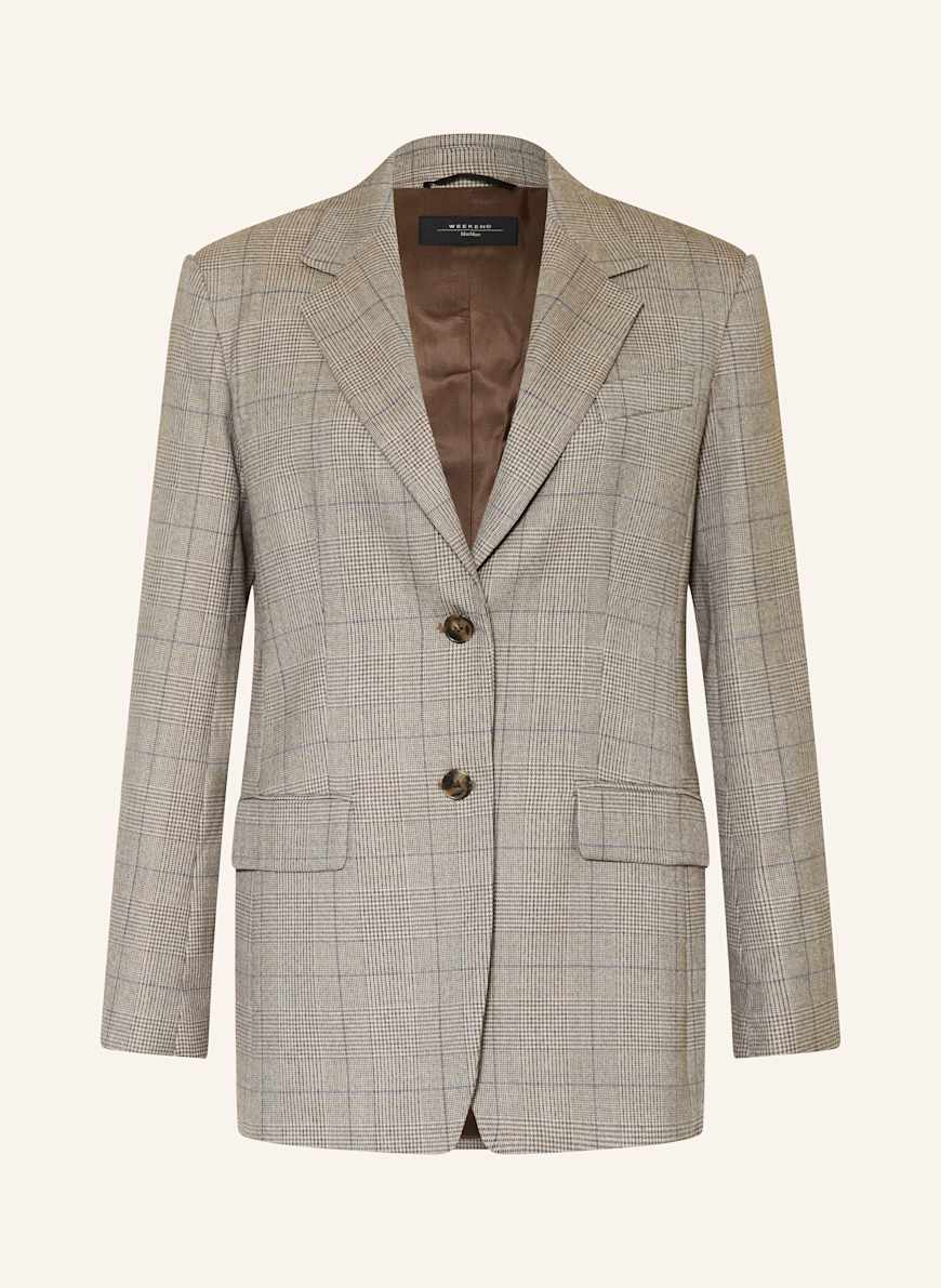 WEEKEND Max Mara Blazer BURGOS in taupe/ blue gray