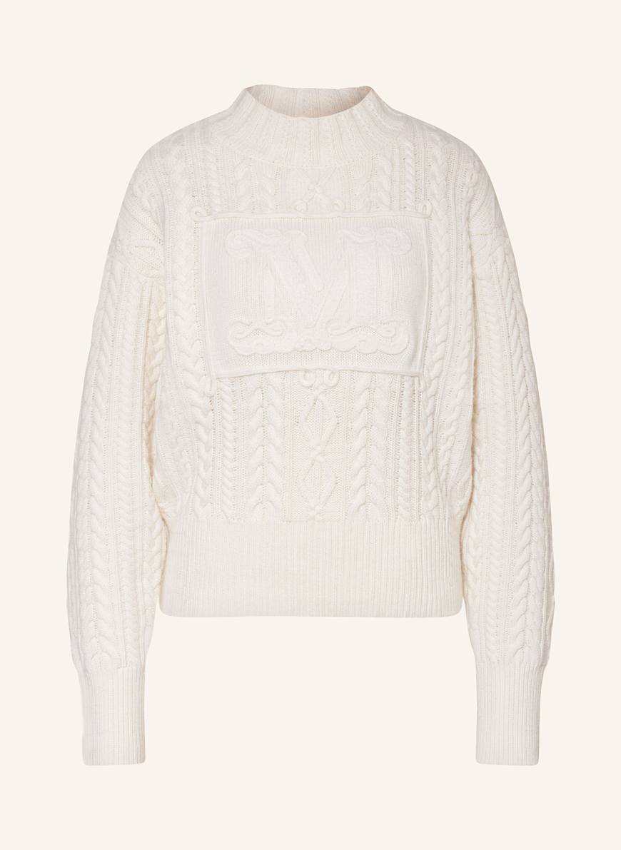 Max Mara MIRANDA sweater with cashmere: ECRU