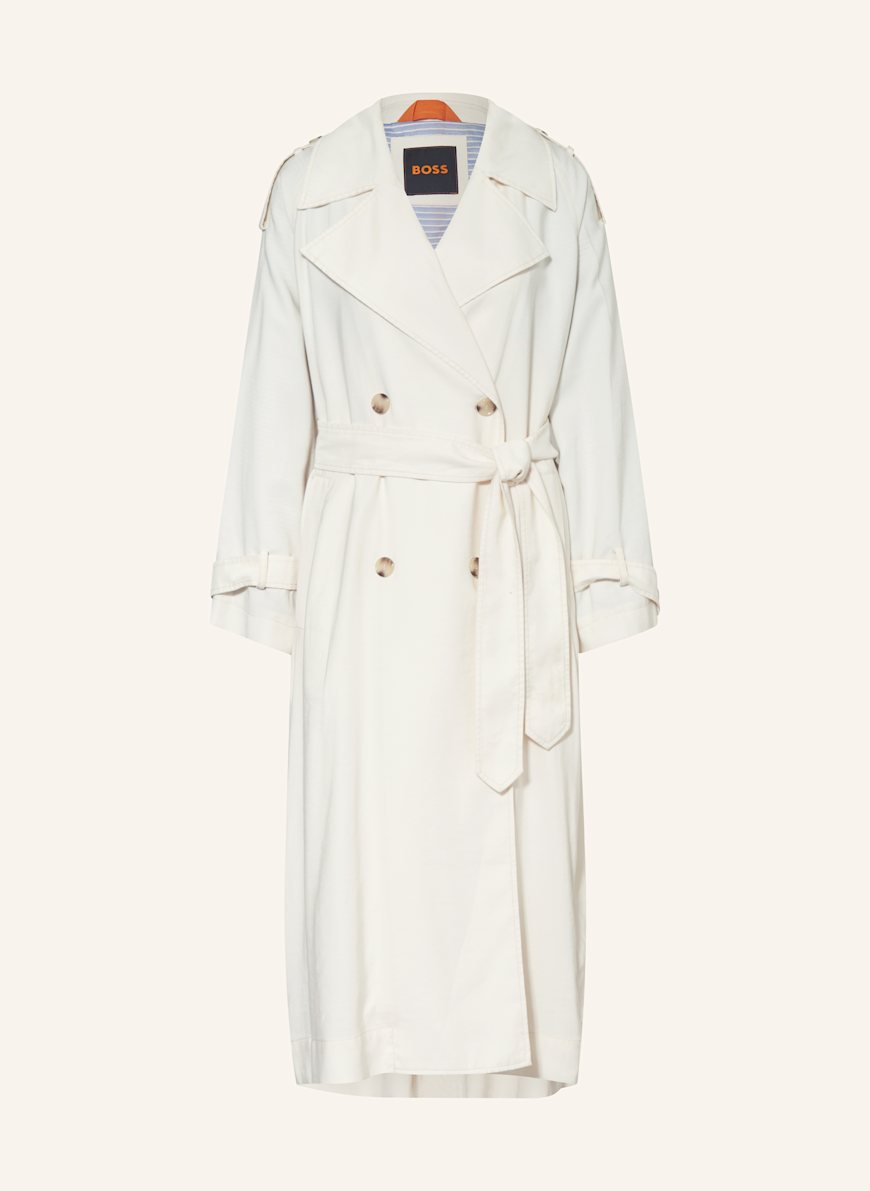 BOSS Trenchcoat COLUENT: WEISS