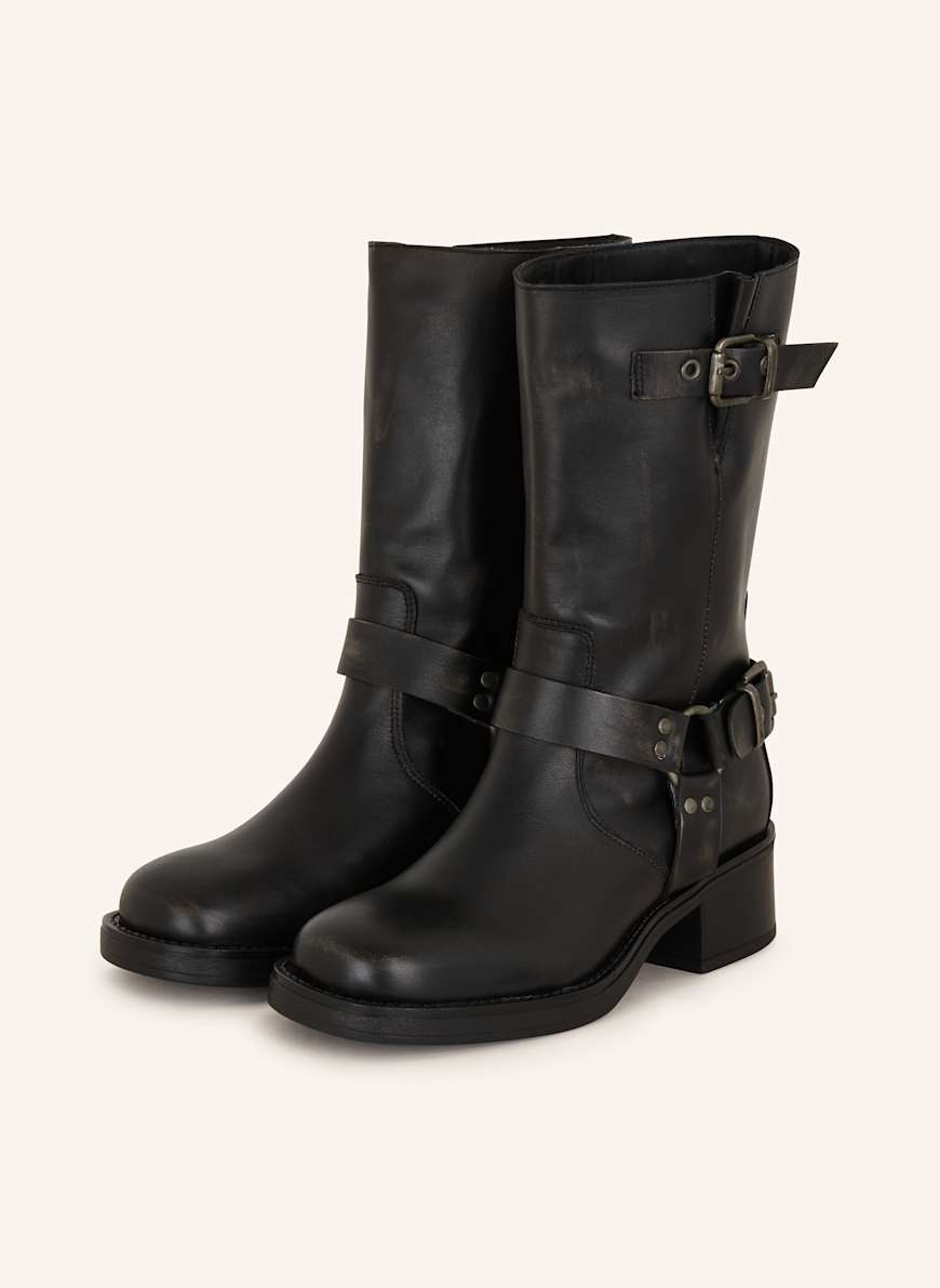 Sandro biker boots outlet