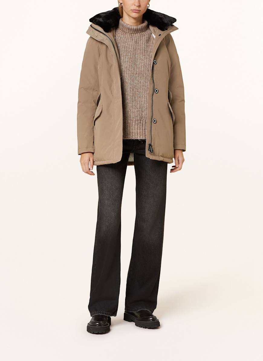 Wellensteyn Mantel Wellensteyn Damen Enterprise Beige Winterjacke