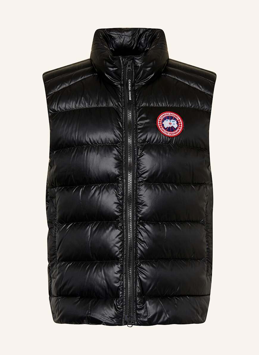 CANADA GOOSE Down vest CROFTON in black