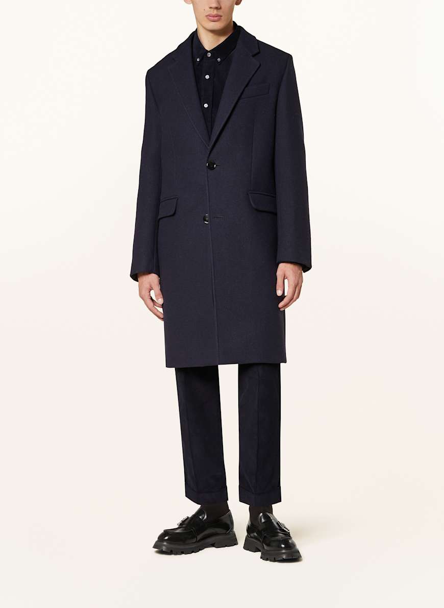 AMI PARIS Wollmantel in dunkelblau