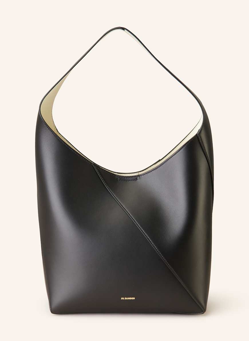 JIL SANDER Hobo-Bag VERTIGO MEDIUM: SCHWARZ