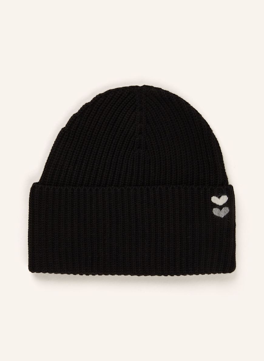 Black polo beanie hat hot sale