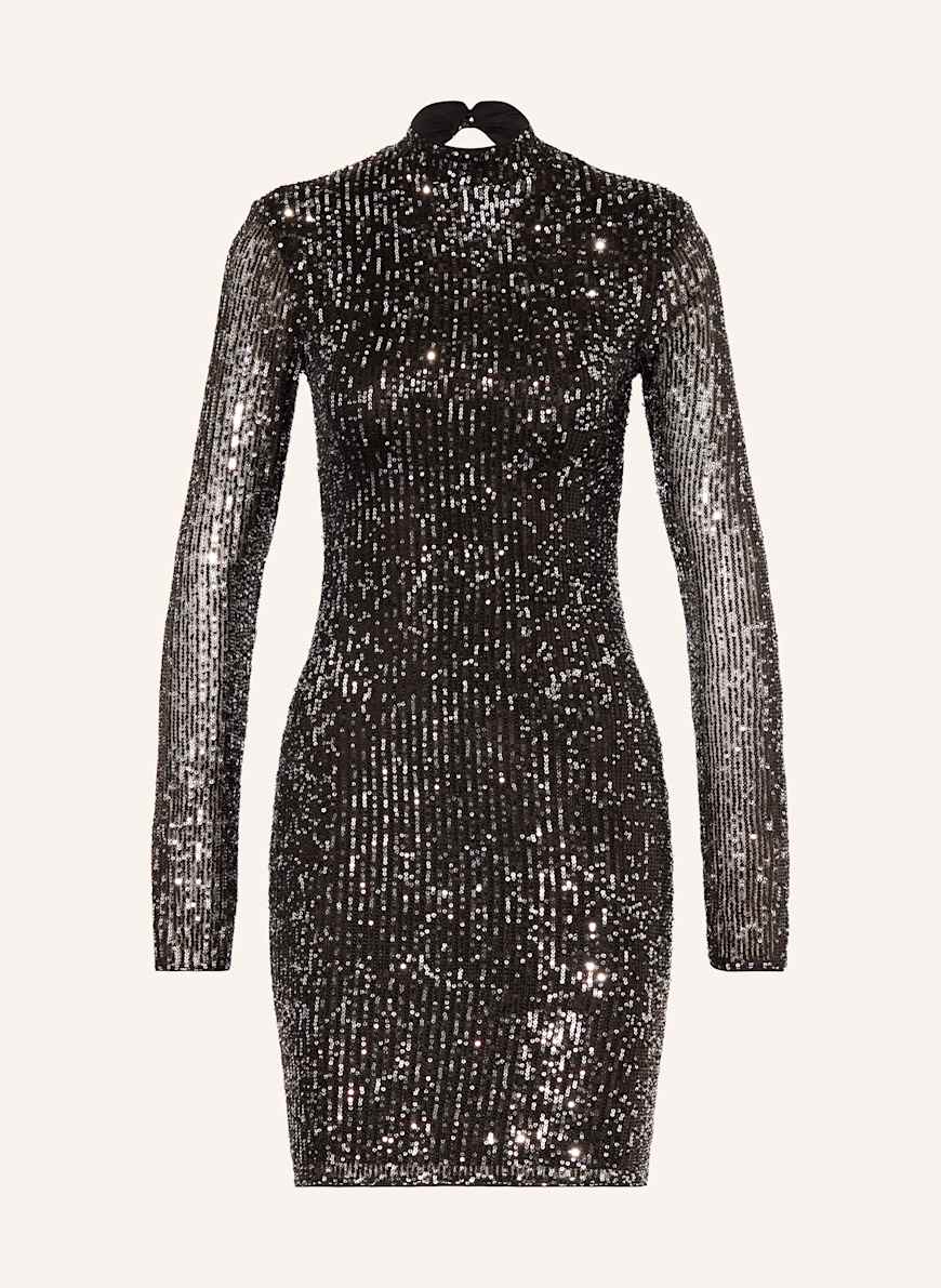 slim fit dress slacks Adeline Sequin Wrap Dress