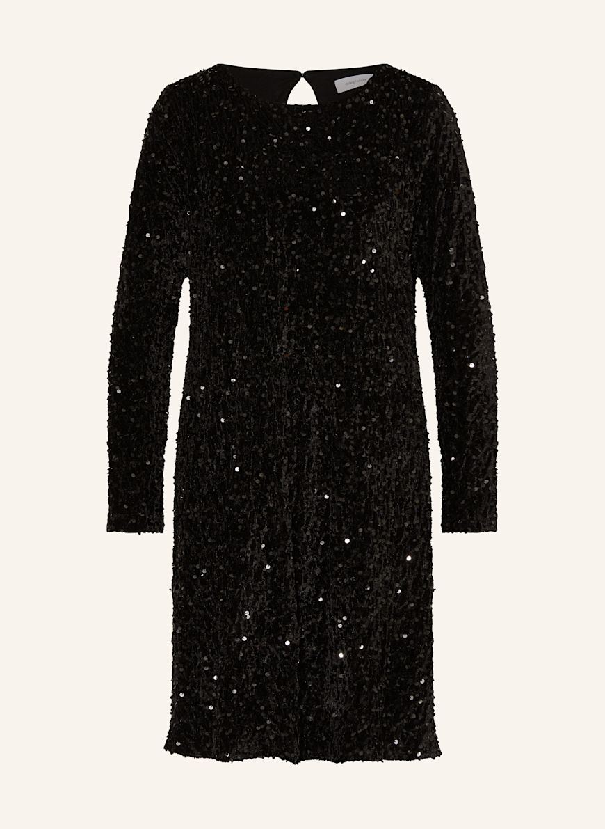 darling harbour Robe à paillettes en noir
