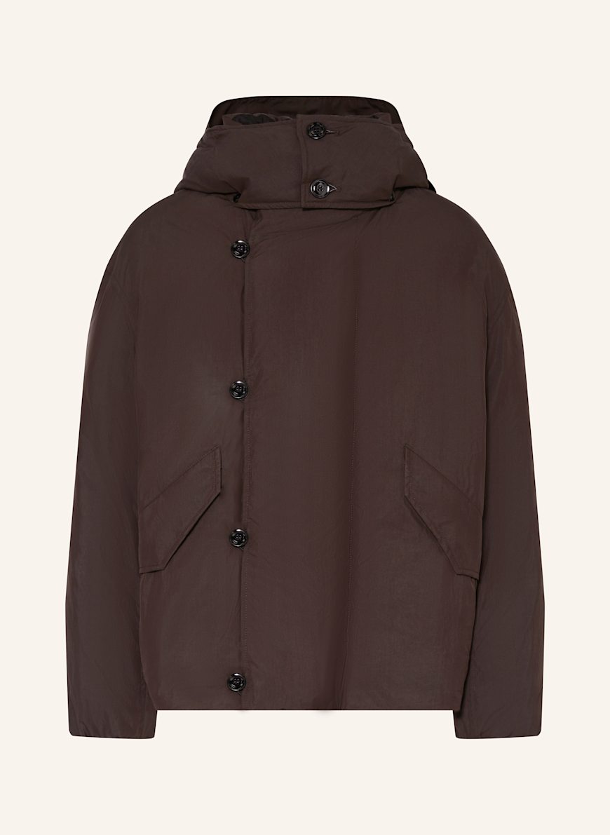 LEMAIRE Down jacket with removable hood