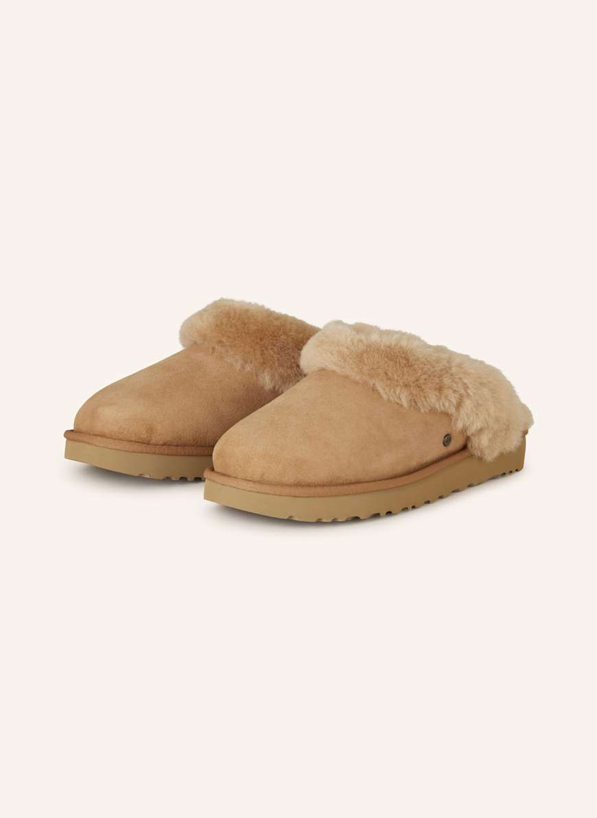UGG CLASSIC SLIPPER 2 ベージュ 23 UGG CLASSIC SLIPPER II slip-ons lined in camel