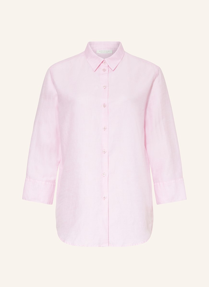 ETERNA Hemdbluse mit Leinen in rosa