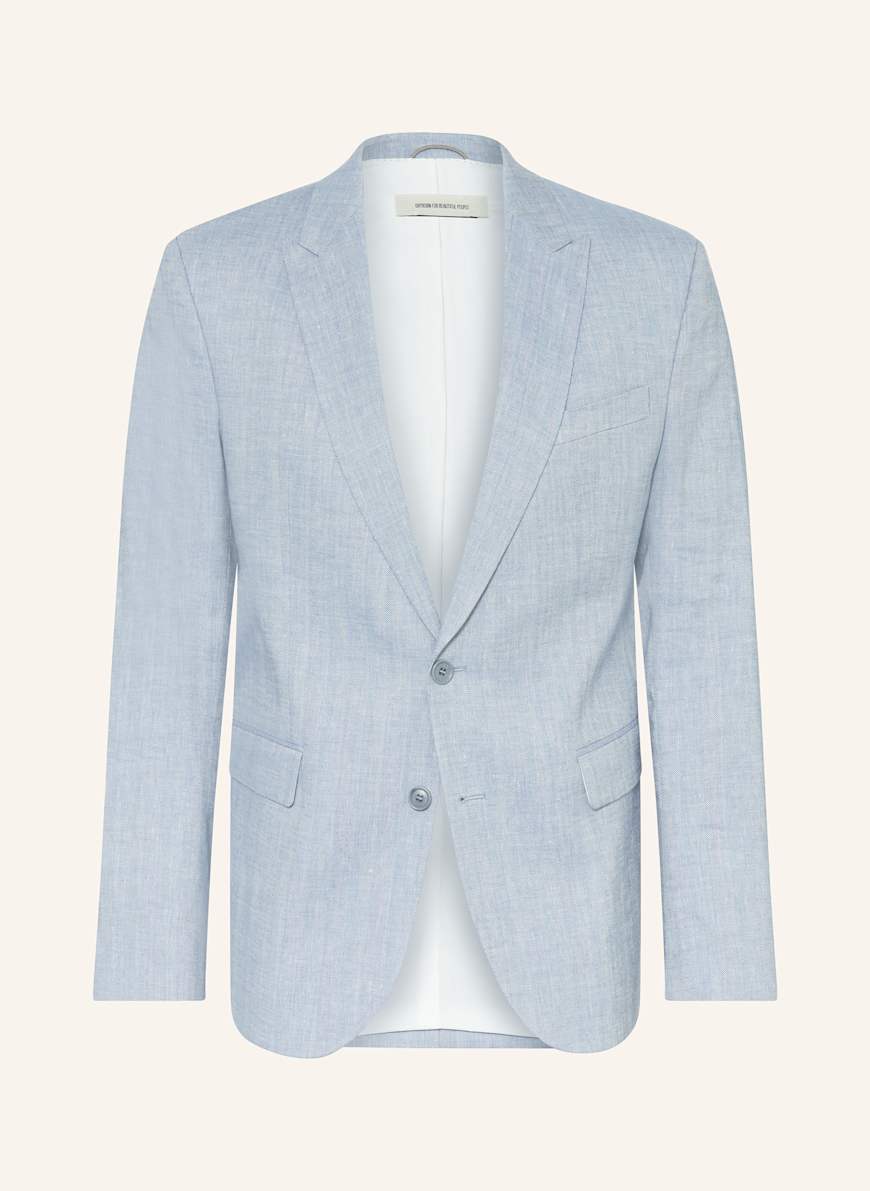DRYKORN Anzugsakko LONEST Extra Slim Fit mit Leinen: 3407 blau