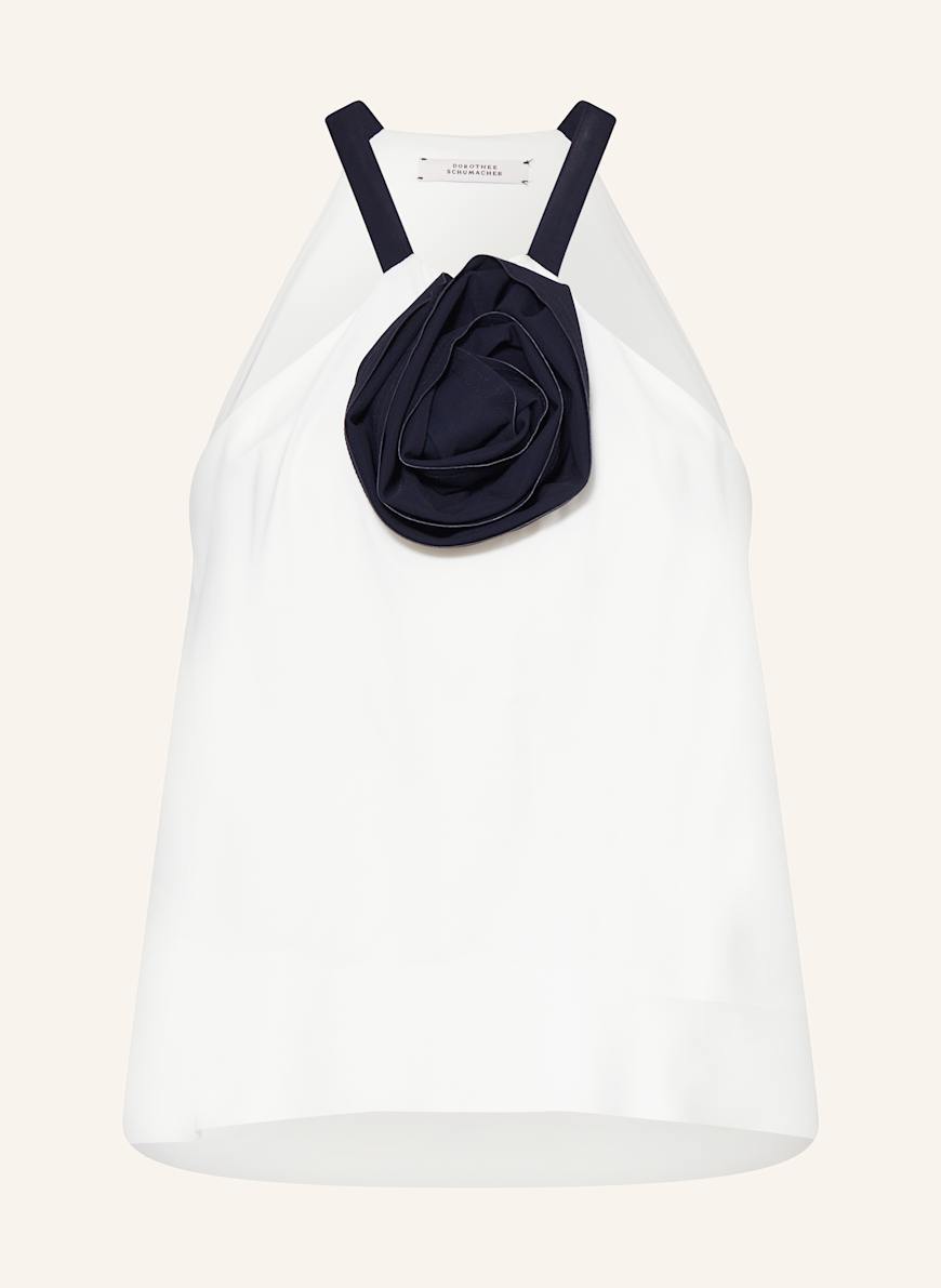 DOROTHEE SCHUMACHER Top DAILY BEACH: WEISS/ SCHWARZ