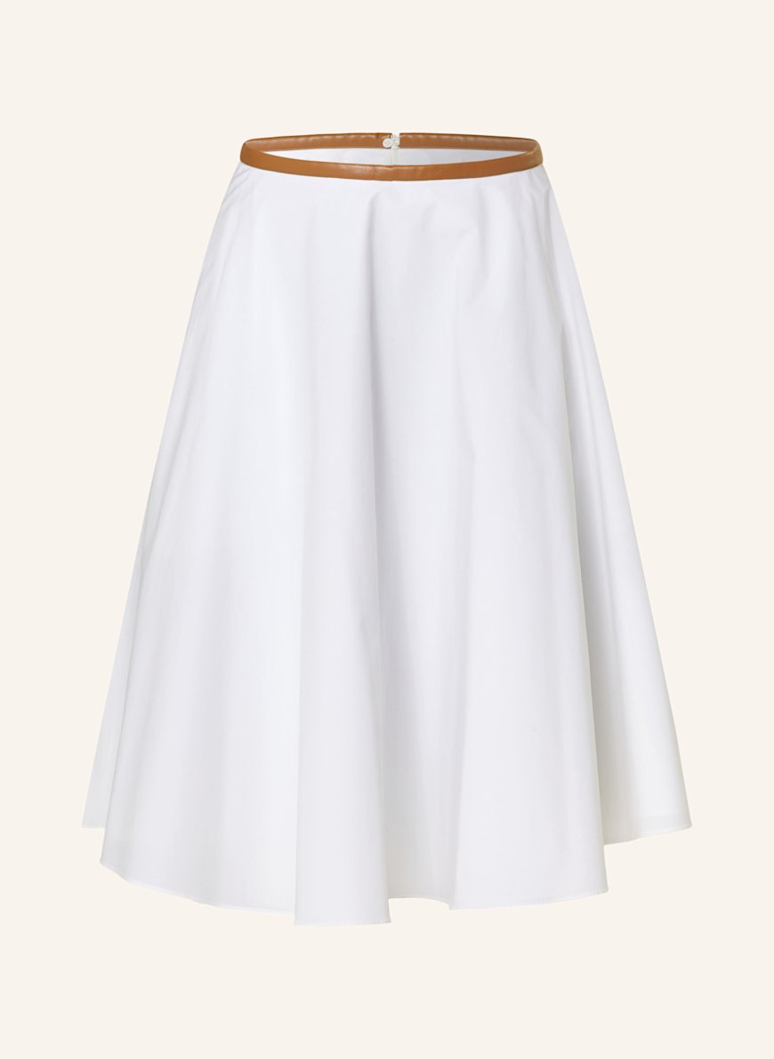 DOROTHEE SCHUMACHER Rock POPLIN POWER: WEISS/ BRAUN