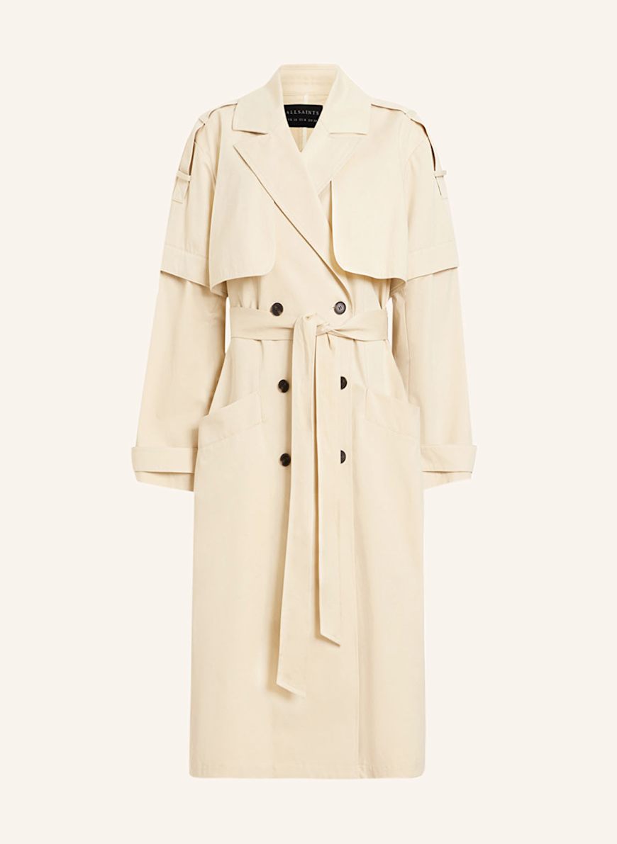 ALLSAINTS Trenchcoat CLYDE mit abnehmbaren Armeln