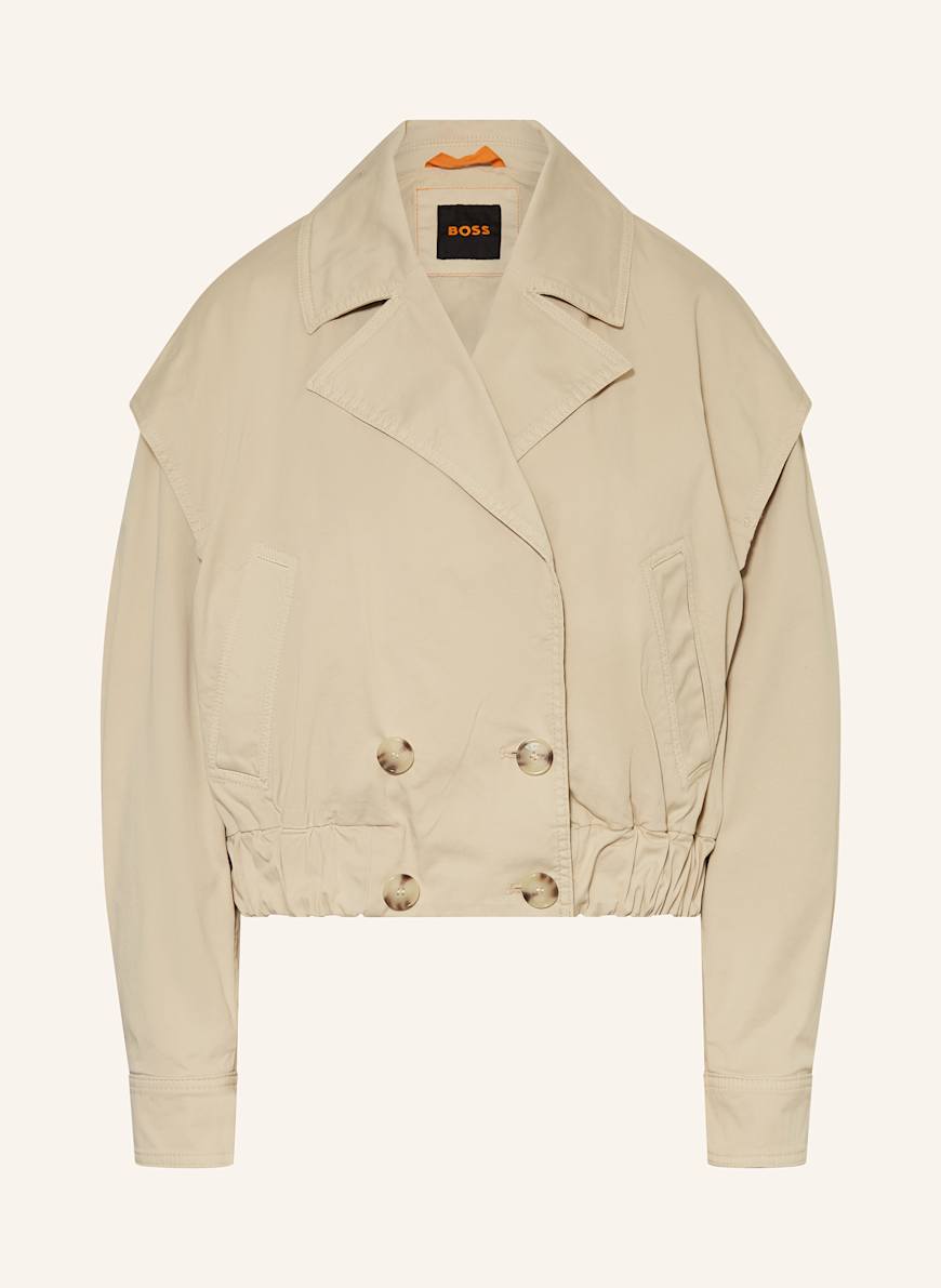 BOSS Cropped-Trenchcoat COTRENI: BEIGE