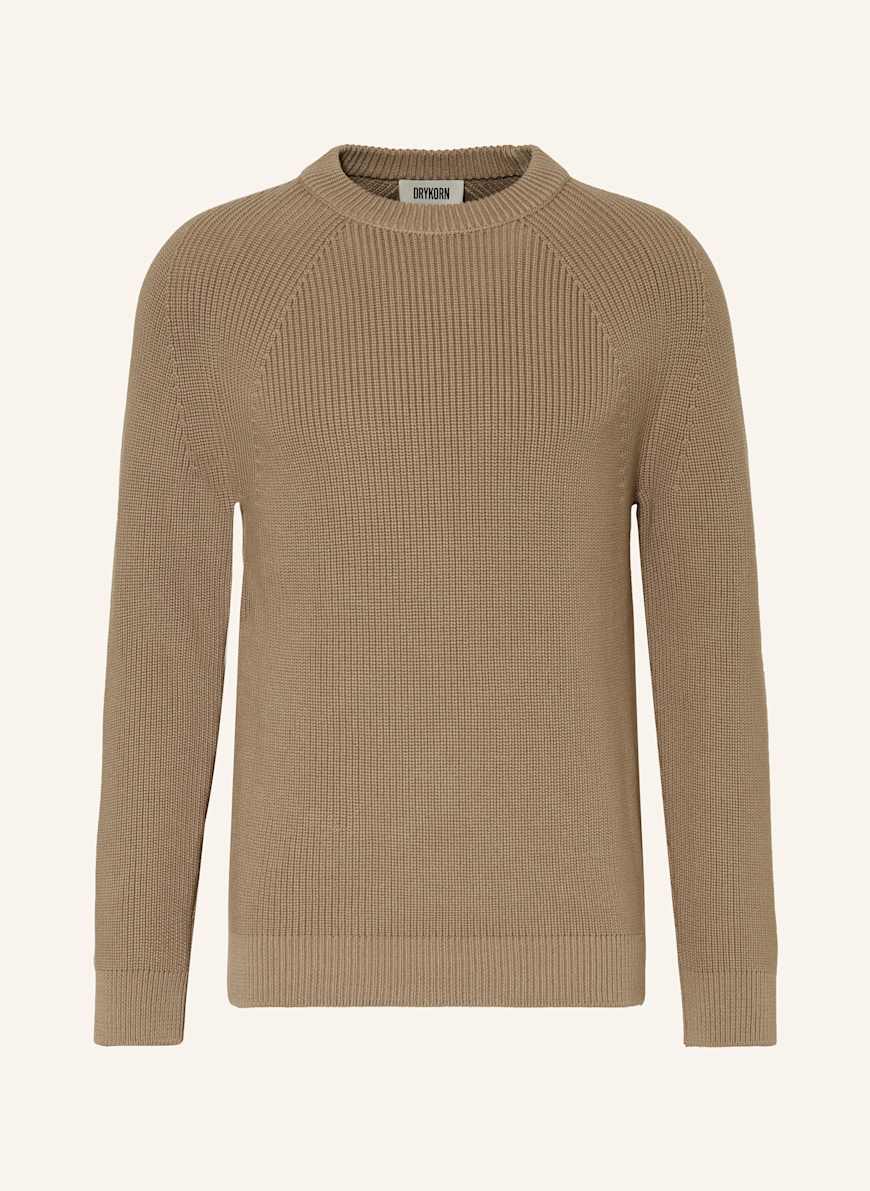 DRYKORN Pullover RIPPLEY: HELLBRAUN