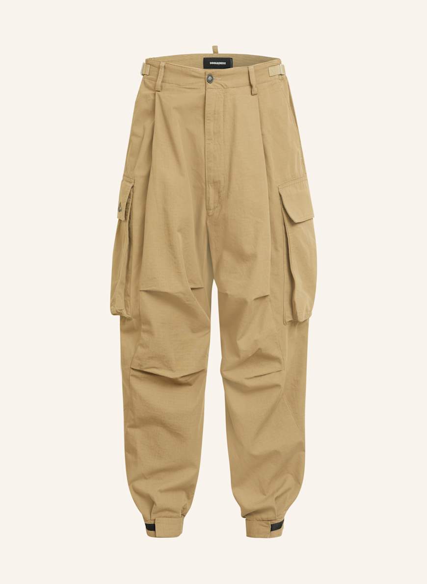 DSQUARED2 Cargohose ICON NEW GENERATION SD Relaxed Fit: KHAKI
