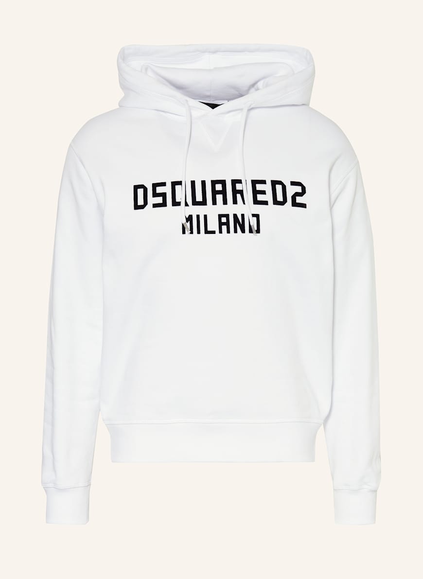 DSQUARED2 Hoodie COOL FIT: WEISS
