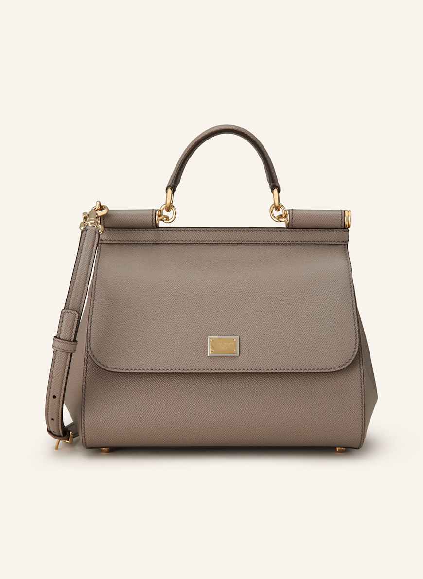 DOLCE & GABBANA Handtasche SICILY LARGE: TAUPE