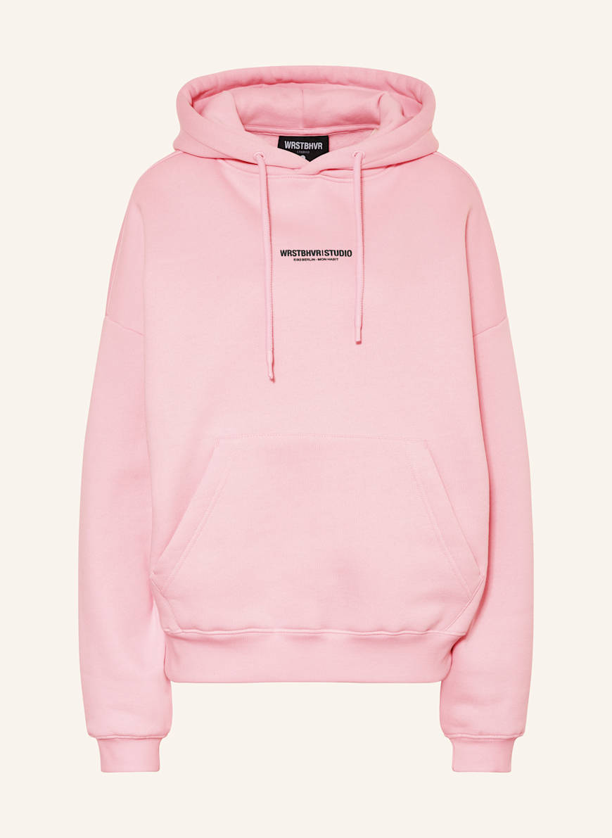 WRSTBHVR Hoodie STUDIO V10 in pink