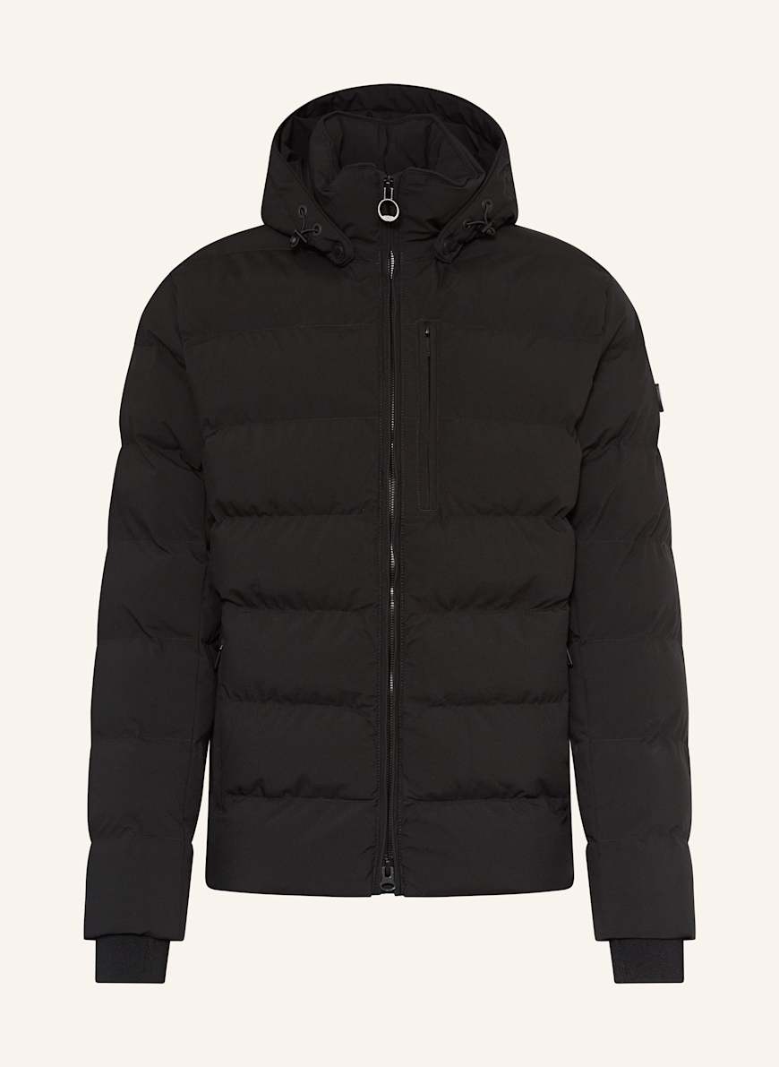 WELLENSTEYN Quilted jacket BLACKBIRD with detachable hood in