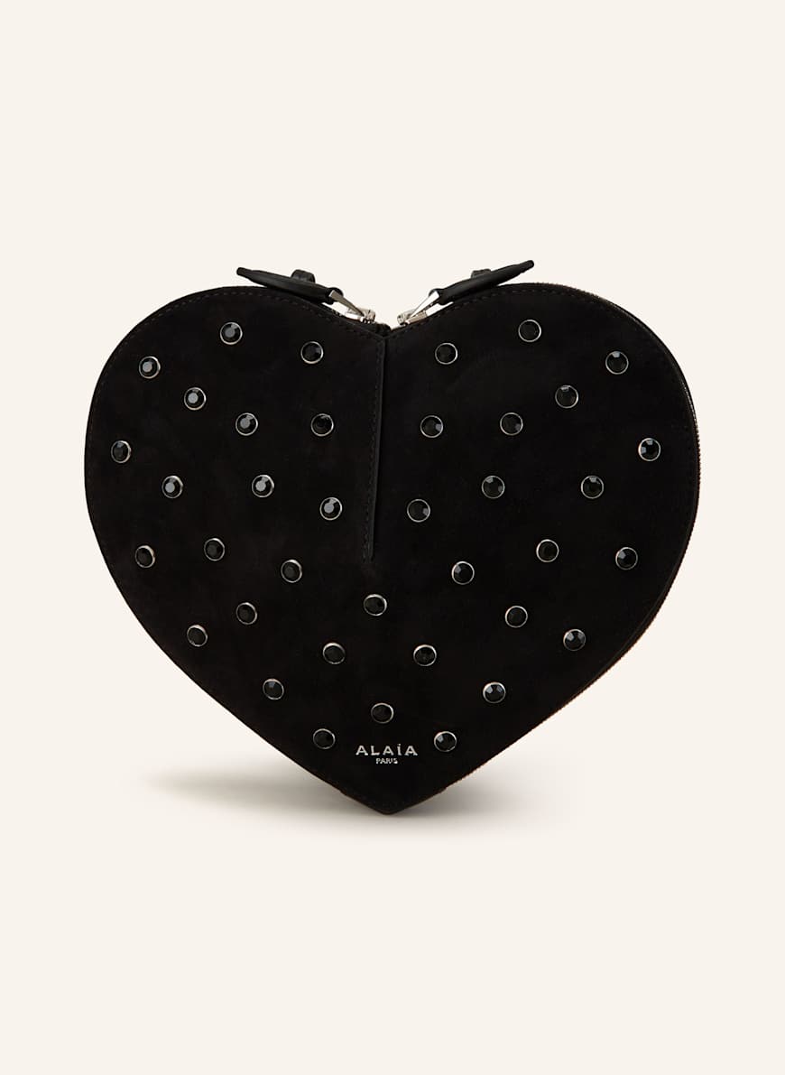 ALAÏA Crossbody bag LE COEUR in black
