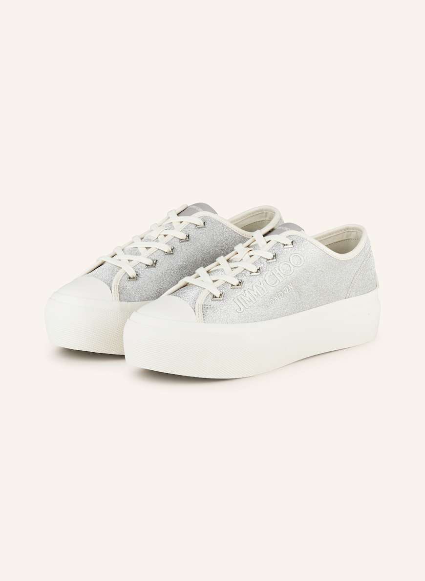 JIMMY CHOO Sneakers PALMA MAXI/F in silver