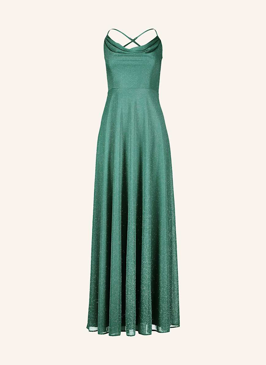 juniors' glitter-knit skater party dress Twinkle Season Glitter Satin Skater Dress main image 1