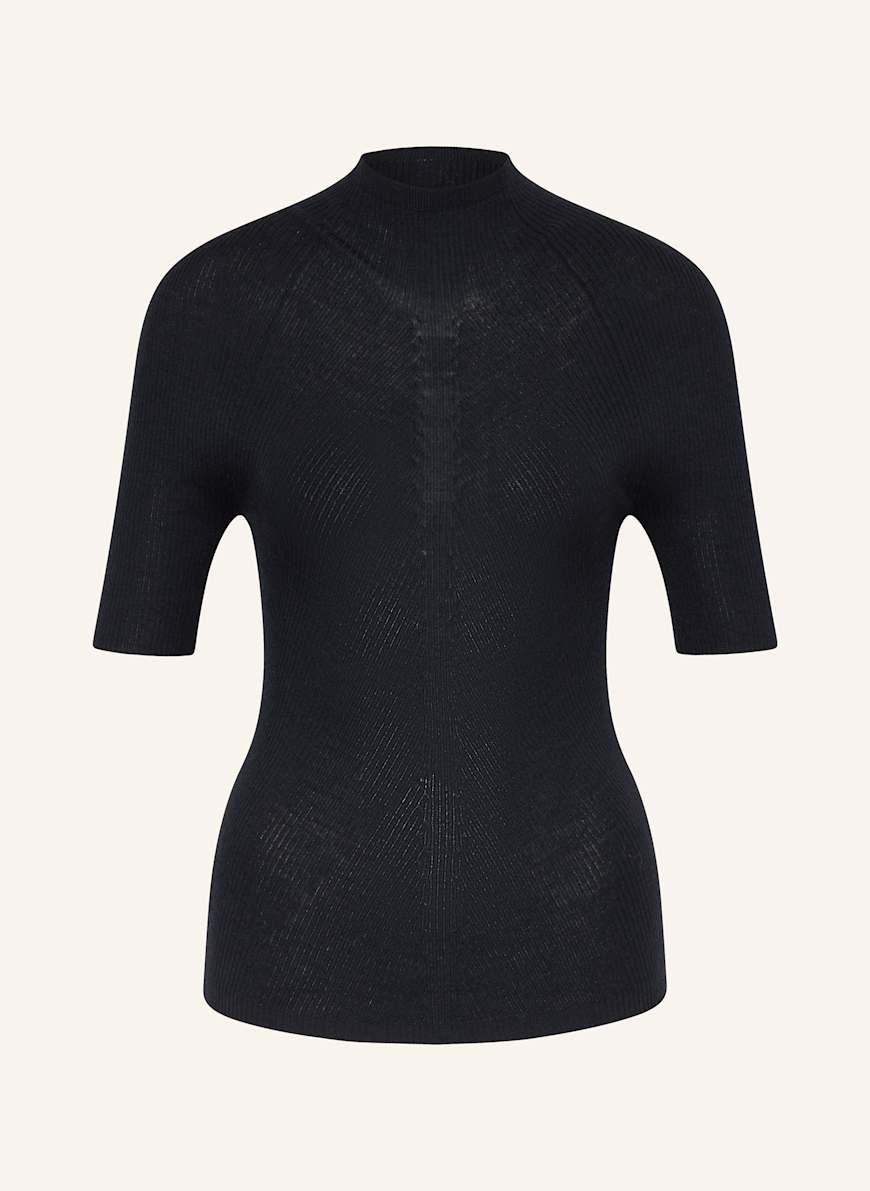 BOSS Strickshirt FALERI: DUNKELBLAU