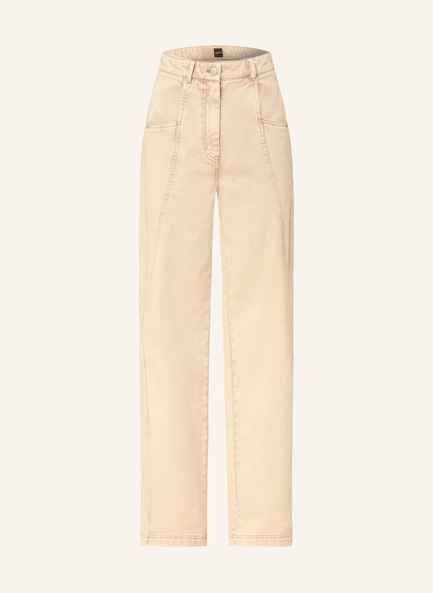 BOSS Straight Jeans MARLINA: 222 RUST/COPPER