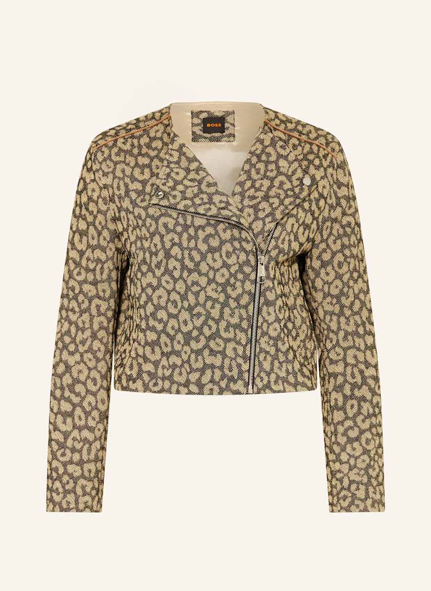 BOSS Jacke JALEO: BEIGE/ SCHWARZ