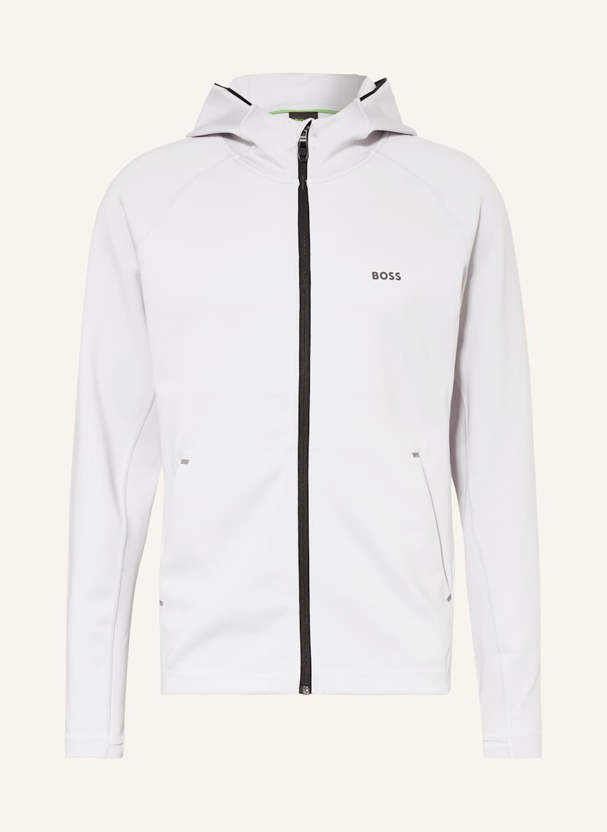 BOSS Trainingsjacke SICON ACTIVE: HELLGRAU