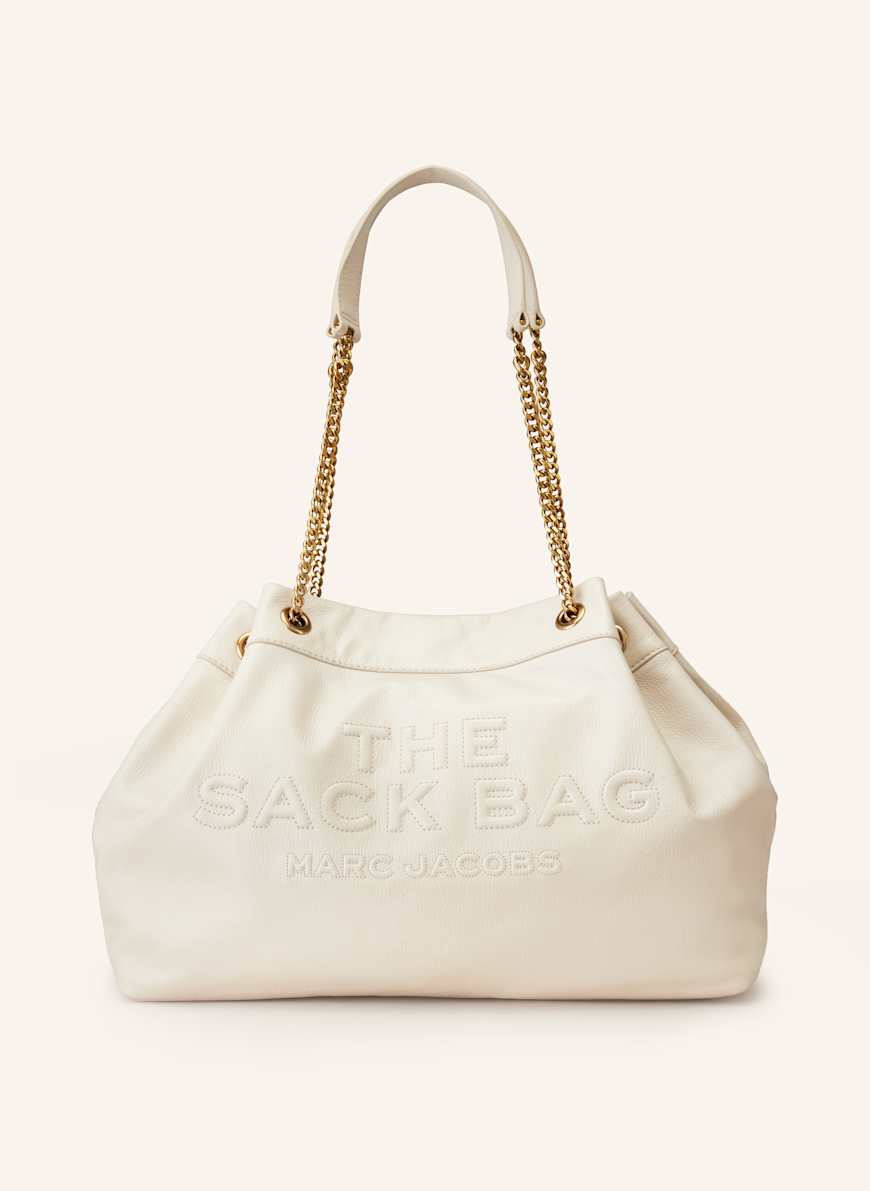 MARC JACOBS Shopper THE CHAIN SACK BAG: WEISS