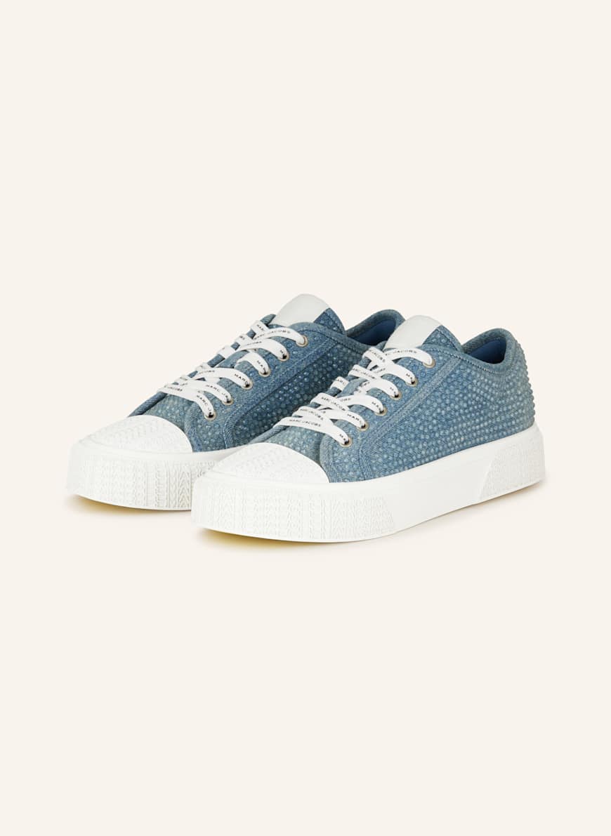 MARC JACOBS Sneaker mit Schmucksteinen: BLAU