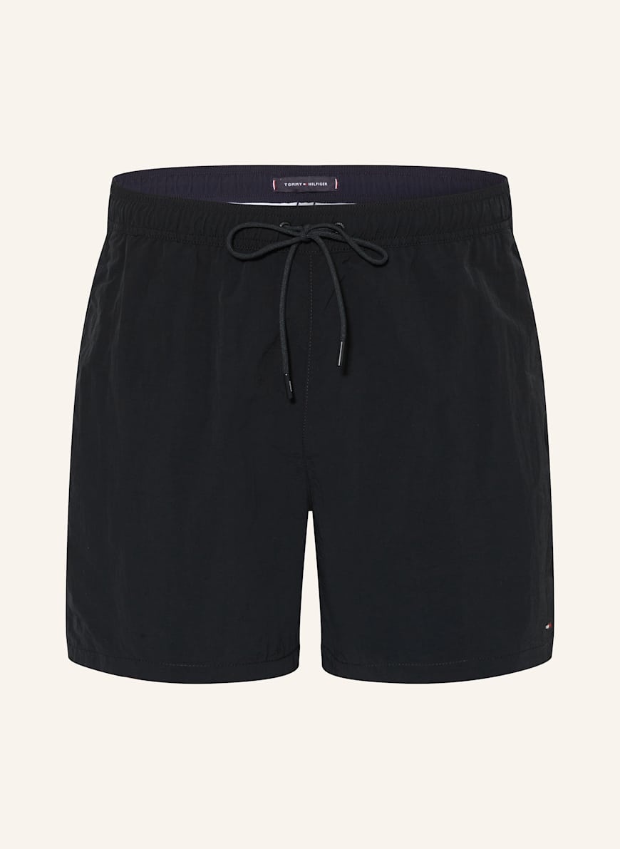 TOMMY HILFIGER Swim Shorts: BLACK