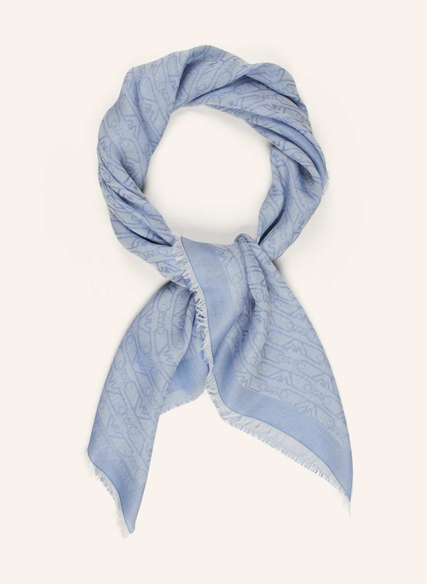 Emporio Armani Kids Klassische Daunenjacke Blau