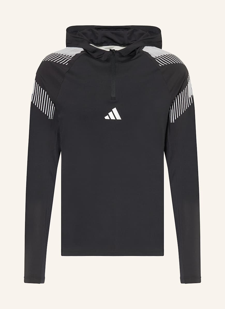 adidas Hoodie PRO SERIES QUARTER ZIP: SCHWARZ