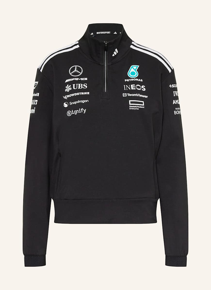 adidas Sweat-Troyer MERCEDES - AMG PETRONAS FORMULA ONE TEAM: SCHWARZ/ WEISS