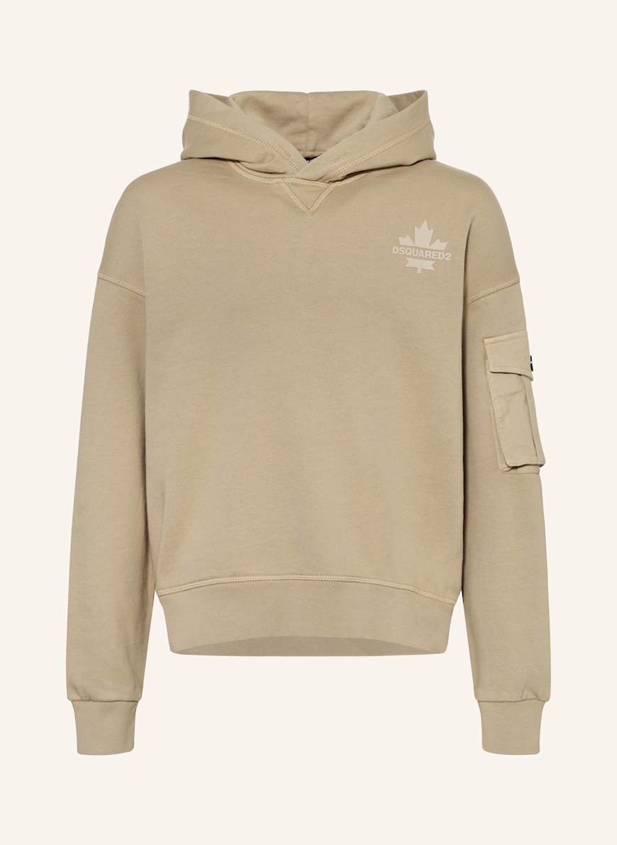 DSQUARED2 Hoodie: HELLBRAUN