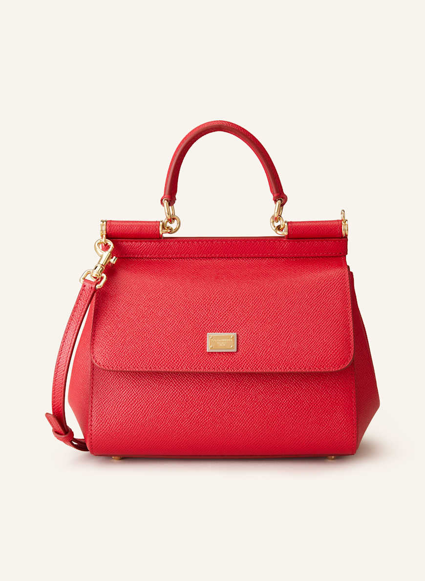 DOLCE & GABBANA Handtasche SICILY MEDIUM: ROT
