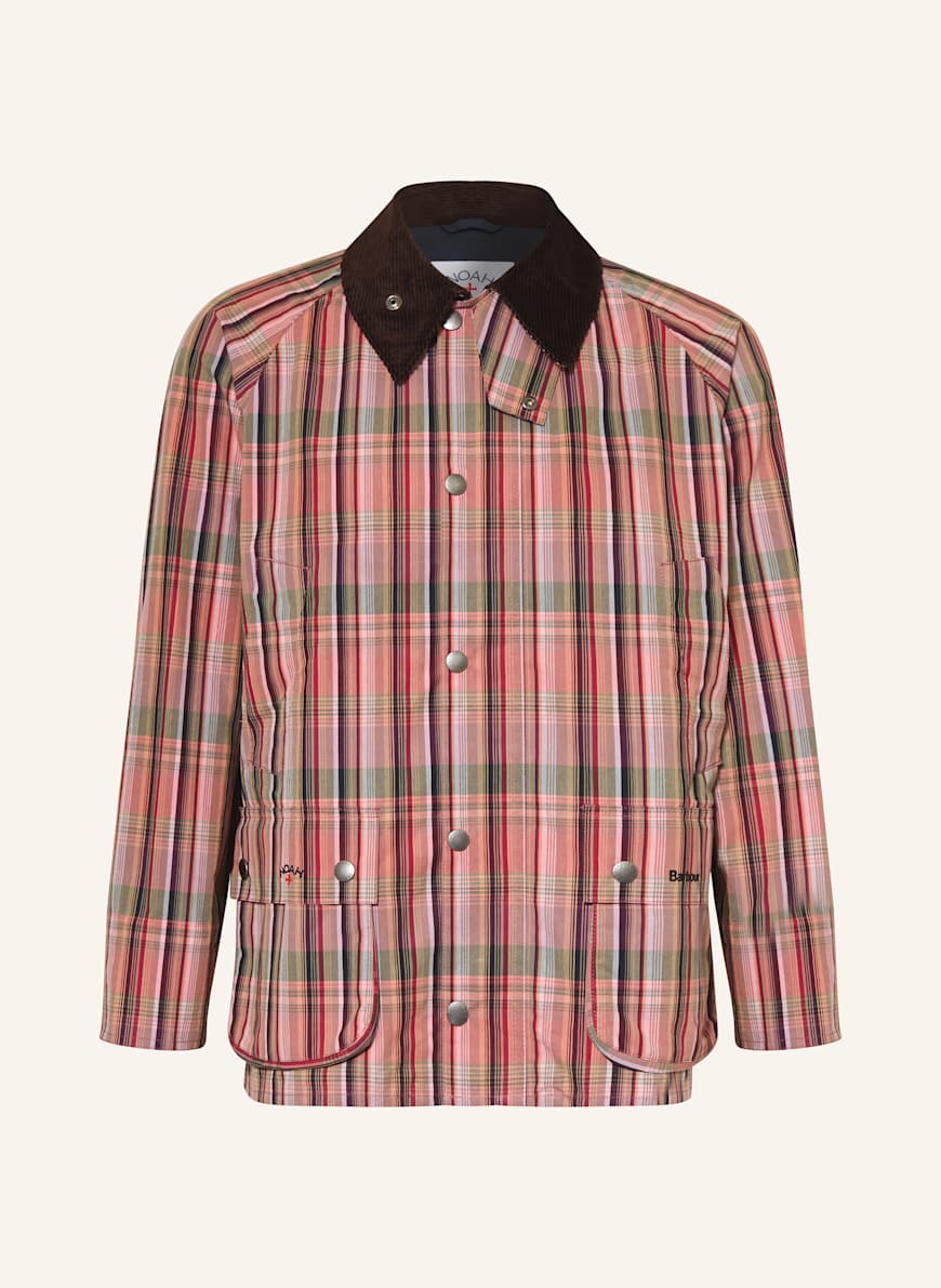 Barbour NOAH WADING field jacket Barbour × NOAH in pink / dark brown