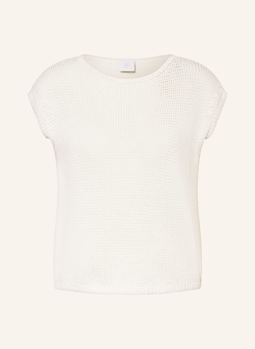 BOGNER Strickshirt MIRI mit Seide: WEISS