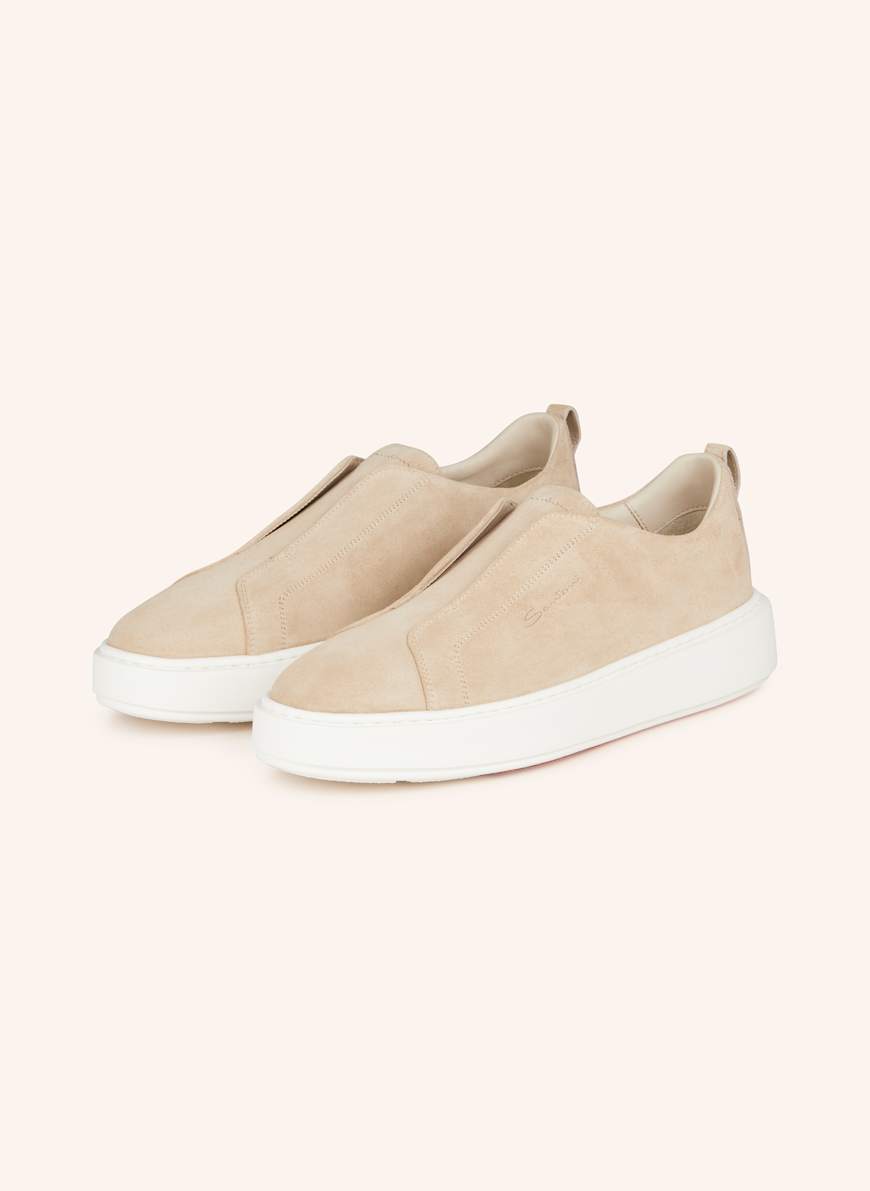 Santoni Slip-on sneakers VICTORY in beige