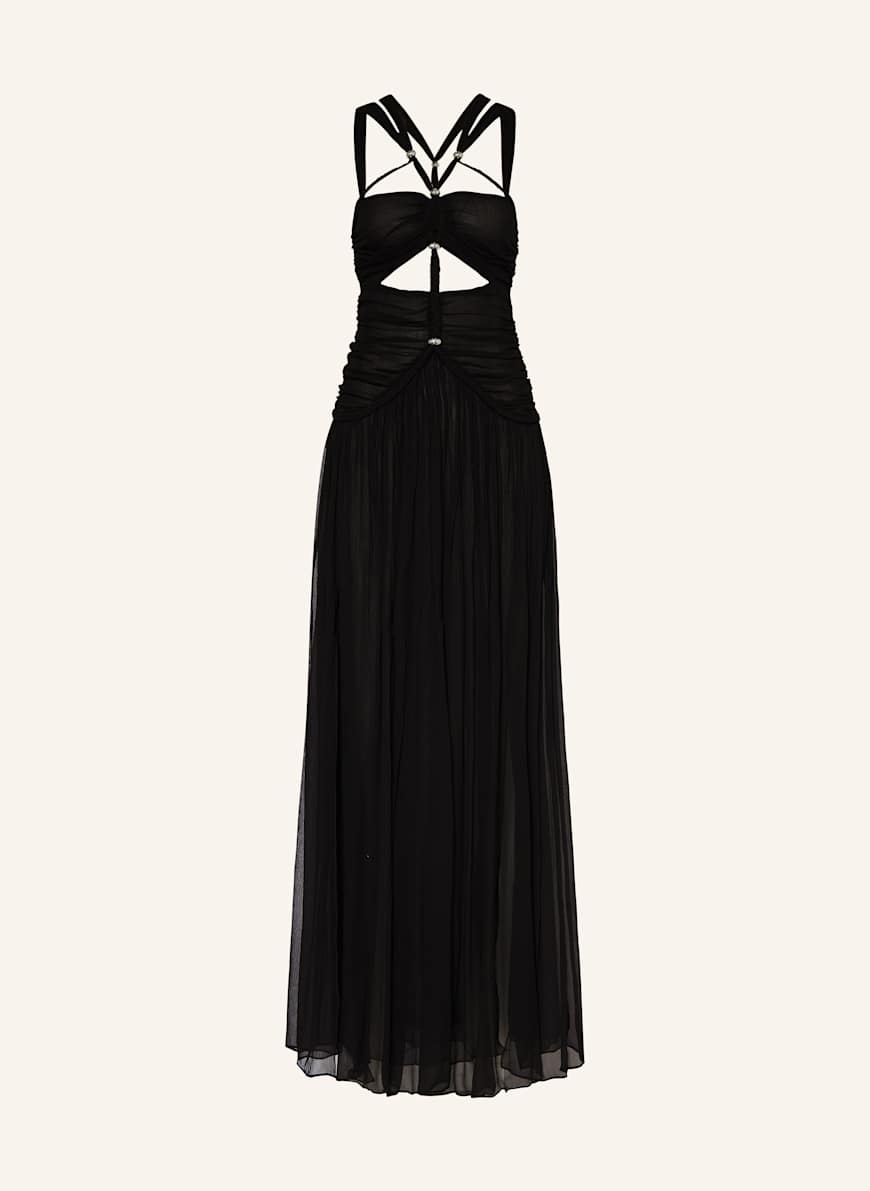 ISABEL MARANT Seidenkleid RAFAEL mit Cut-outs: SCHWARZ