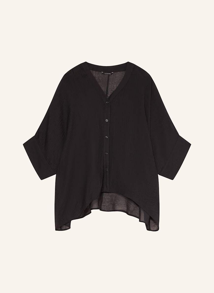 comma Tunic in black