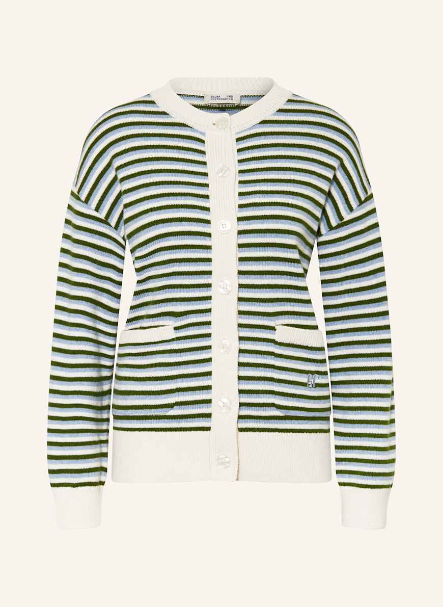 BAUM UND PFERDGARTEN Cardigan CINDIE in cream / light blue / green