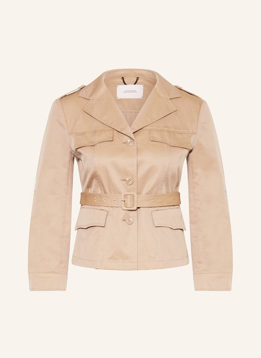 DOROTHEE SCHUMACHER Jacke LUXURY LAYER: CAMEL